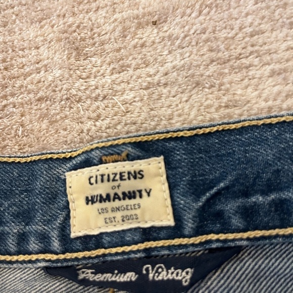 Citizens of Humanity Liya High Rise Classic Fit Crop Premium Vintage Size 25 - Picture 3 of 6